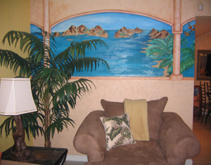 Home wall mural